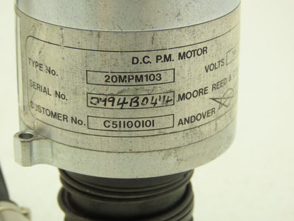 Advance Research X7R7225C31G-01 Rotary Encoder DC Motor 14VDC 20MPM103