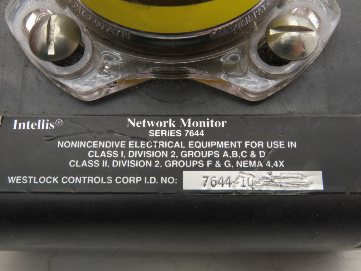 Westlock Intellis 7644-IQ-BAYER Network Monitor Valve Position Indicator