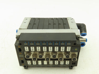 Festo CPV10-GE-ASI-8E8A-Z M8 8-Station Solenoid Valve Manifold 24VDC 185880