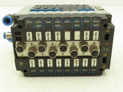 Festo CPV10-GE-ASI-8E8A-Z M8 8-Station Solenoid Valve Manifold 24VDC 185880