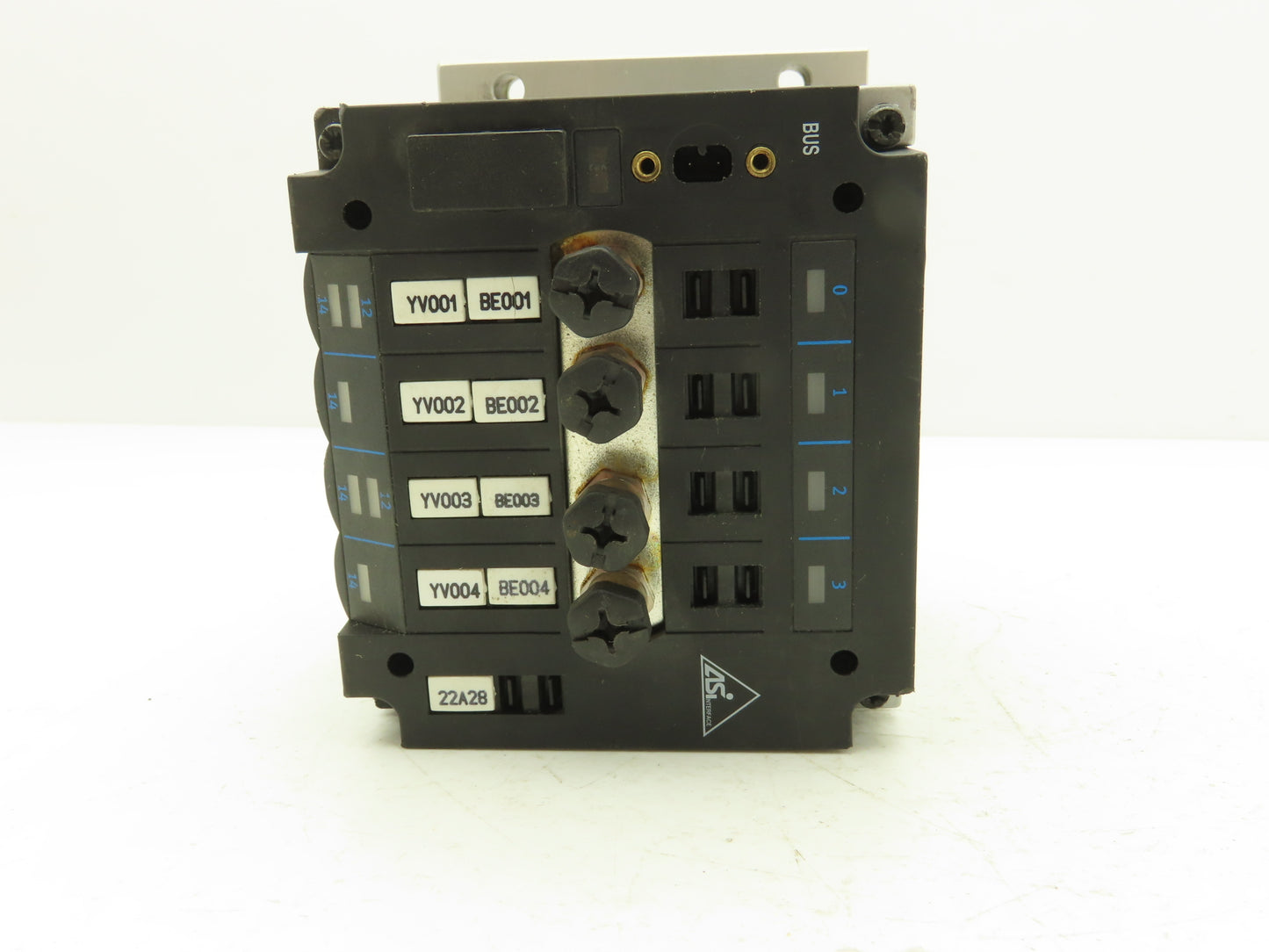 Festo 010855 Pneumatic 4 Valve Assembly 161 360 T302 Air Manifold