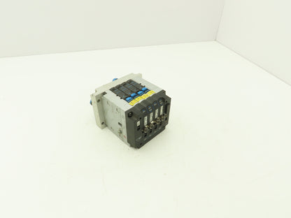 Festo 012040 Pneumatic 4 Valve Assembly 161 360 T302 Air Manifold