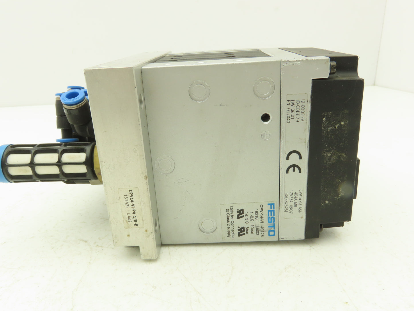 Festo 012040 Pneumatic 4 Valve Assembly 161 360 T302 Air Manifold