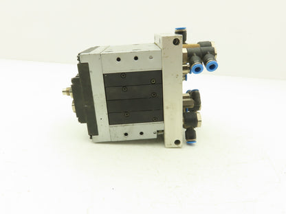 Festo 013161 Pneumatic 4 Valve Assembly 161 360 T302 Air Manifold