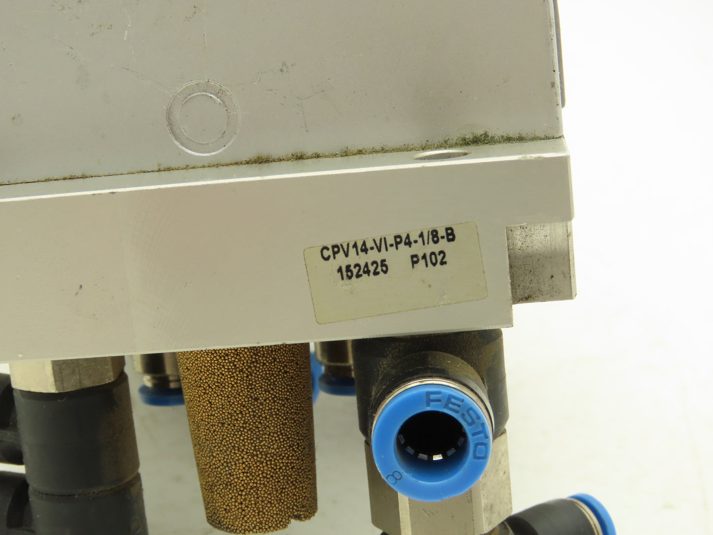 Festo 013161 Pneumatic 4 Valve Assembly 161 360 T302 Air Manifold