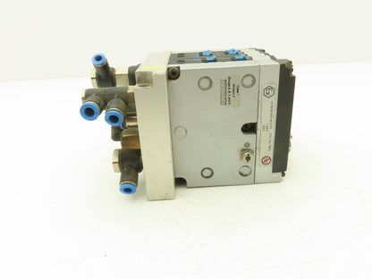 Festo 013161 Pneumatic 4 Valve Assembly 161 360 T302 Air Manifold