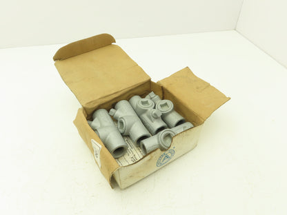 Appleton EYF-50 Sealing Fitting 1/2" NPT Malleable Iron Rigid Conduit Lot of 5