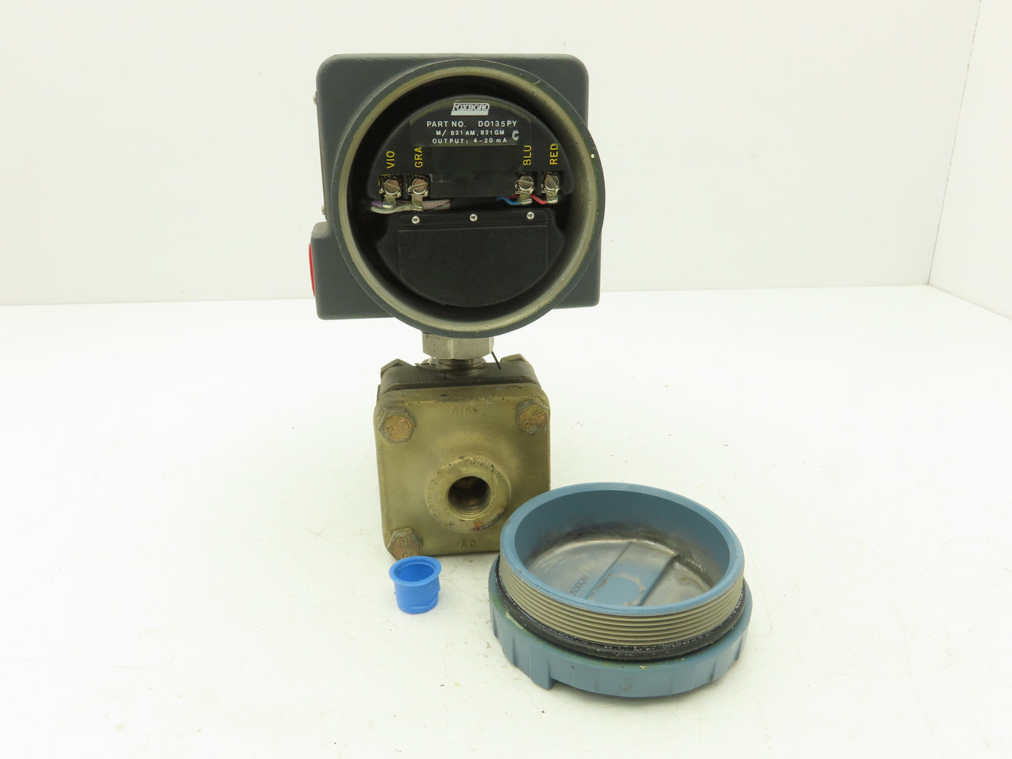 Foxboro 821GM-IK1SM2-A Pressure Transmitter 	20mA= 100psi 12.5-65V