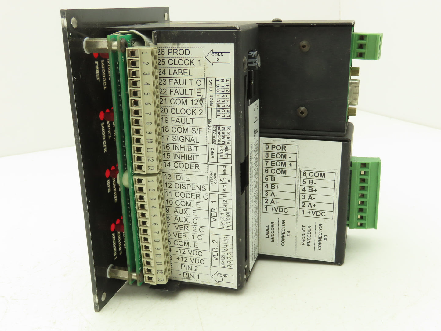 Label Control Panel Metering Circuit Board 2 Toggles 3 Resets 3 Counters