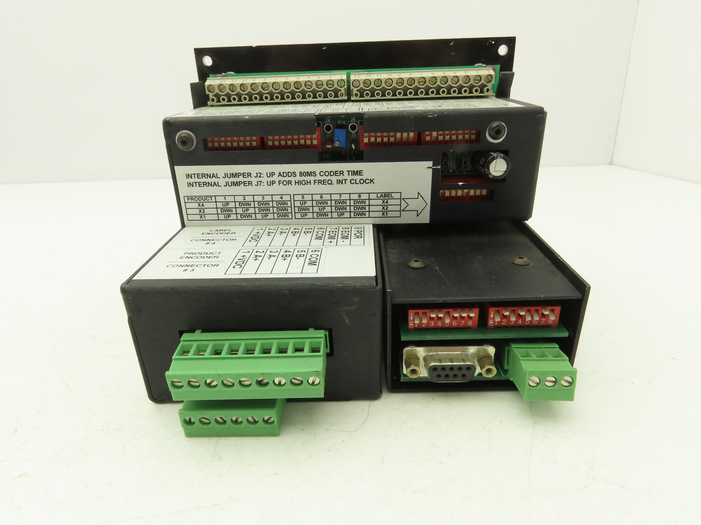 Label Control Panel Metering Circuit Board 2 Toggles 3 Resets 3 Counters