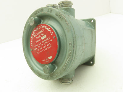 ITT  General Controls 104772EA3 Auxiliary Switch 22A 125/250VAC