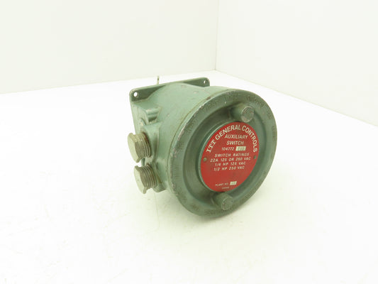 ITT  General Controls 104772EA3 Auxiliary Switch 22A 125/250VAC