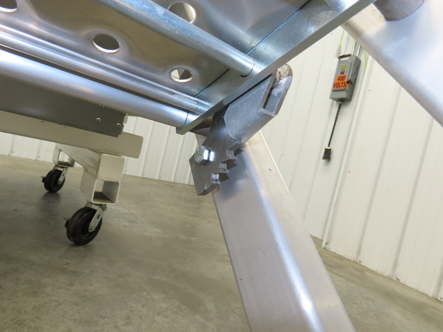 ROM Semi Trailer Side Stem Ladder & Carrier Storage Box Aluminum Step Safe Fleet