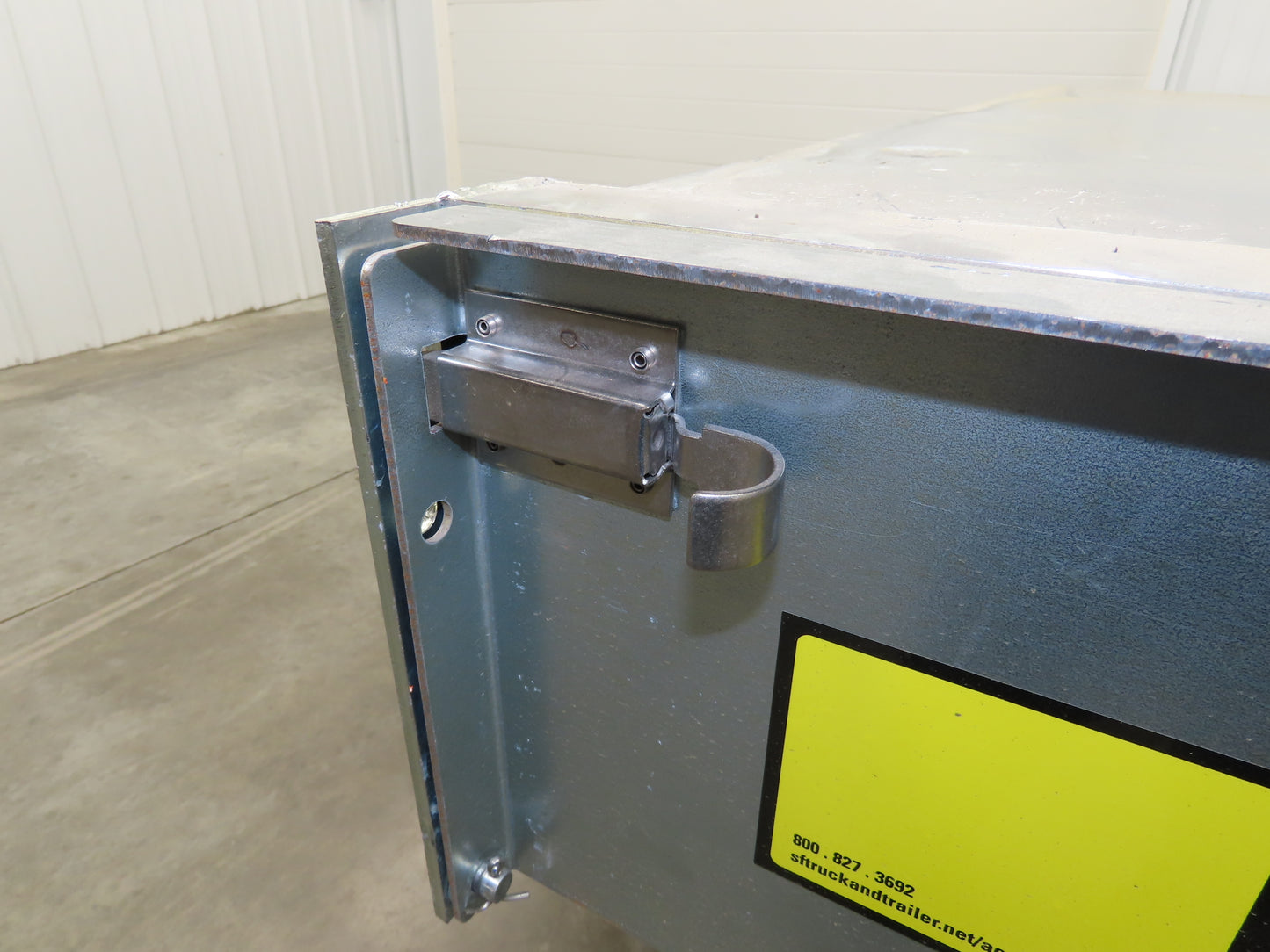 ROM Semi Trailer Side Stem Ladder & Carrier Storage Box Aluminum Step Safe Fleet