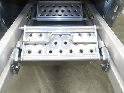 ROM Semi Trailer Side Stem Ladder & Carrier Storage Box Aluminum Step Safe Fleet