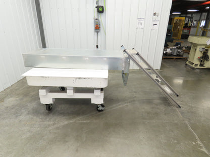 ROM Semi Trailer Side Stem Ladder & Carrier Storage Box Aluminum Step Safe Fleet