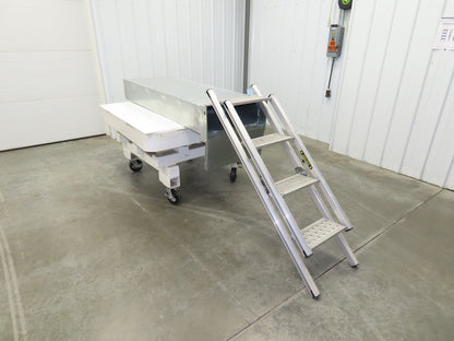 ROM Semi Trailer Side Stem Ladder & Carrier Storage Box Aluminum Step Safe Fleet