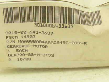 Cramer Co 2845C-377 Gearcase Motor 115V 60hz 2.7W 5RPM Lot of 2