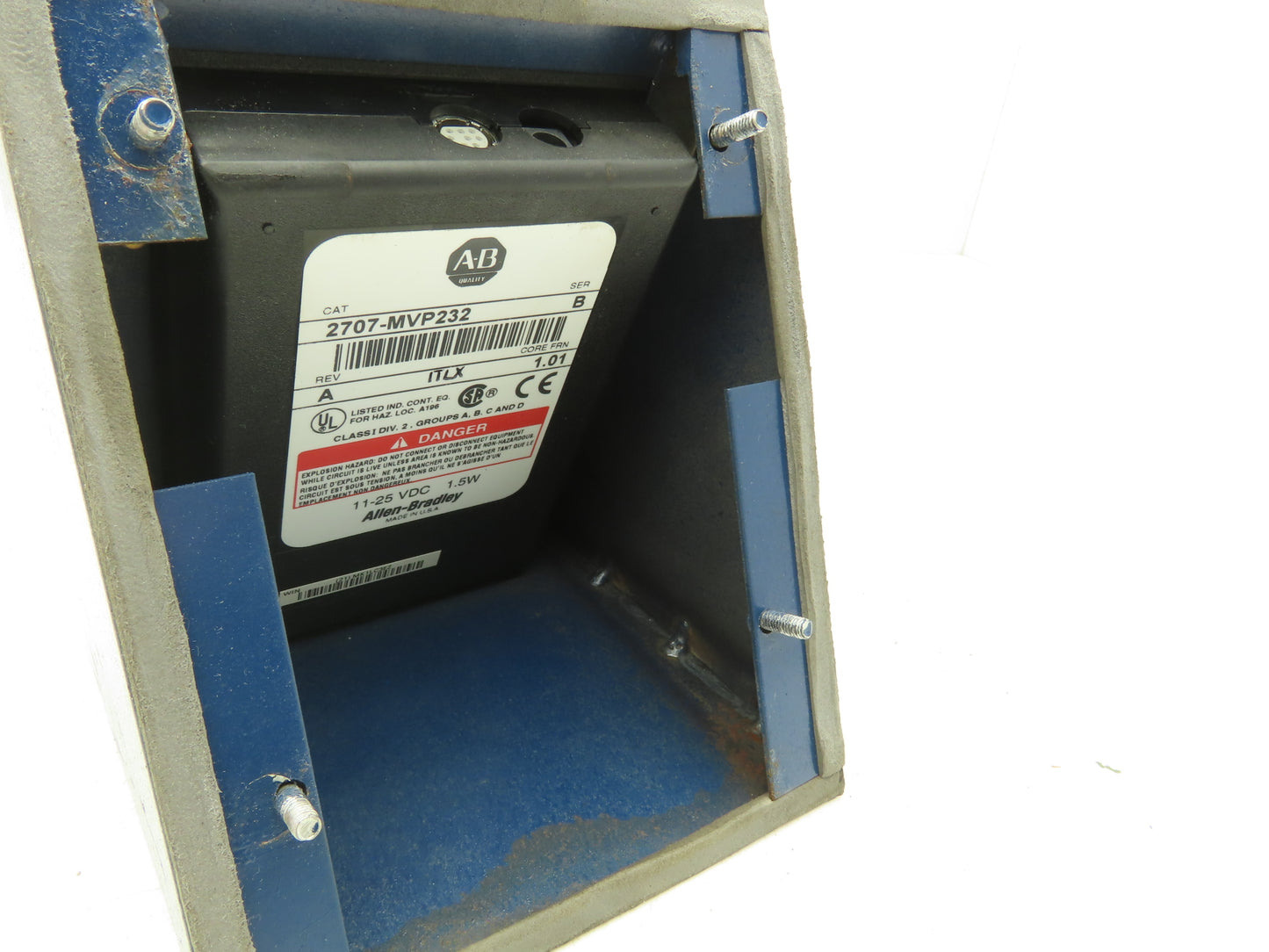 Allen Bradley 2707-MVP232 MicroView Operator Interface Panel Series B