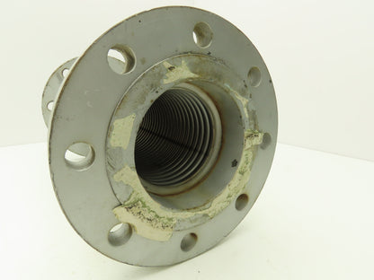 4"x 16" Steel Flanged Stainless Braided Flex Hose Pipe Expansion Joint 8-Bolt