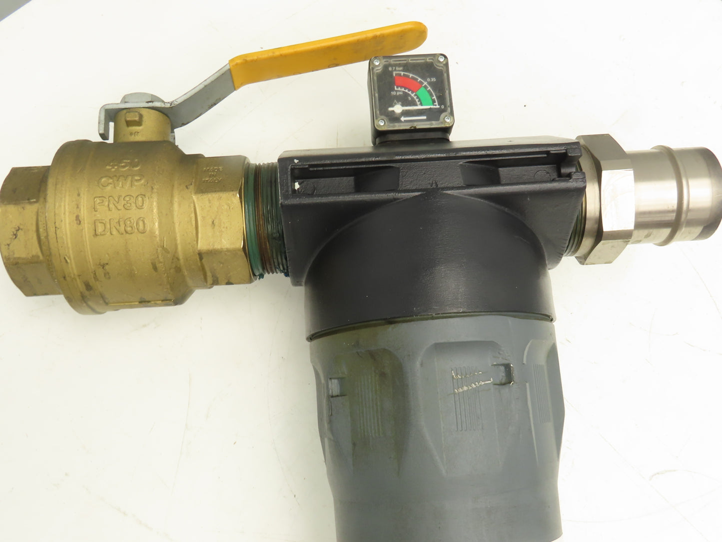 Atlas Copco DD550+ Compressed Air Filter 232psi with 3" Ball Valve 2901-2003-10