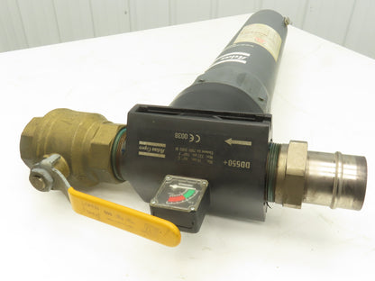 Atlas Copco DD550+ Compressed Air Filter 232psi with 3" Ball Valve 2901-2003-10