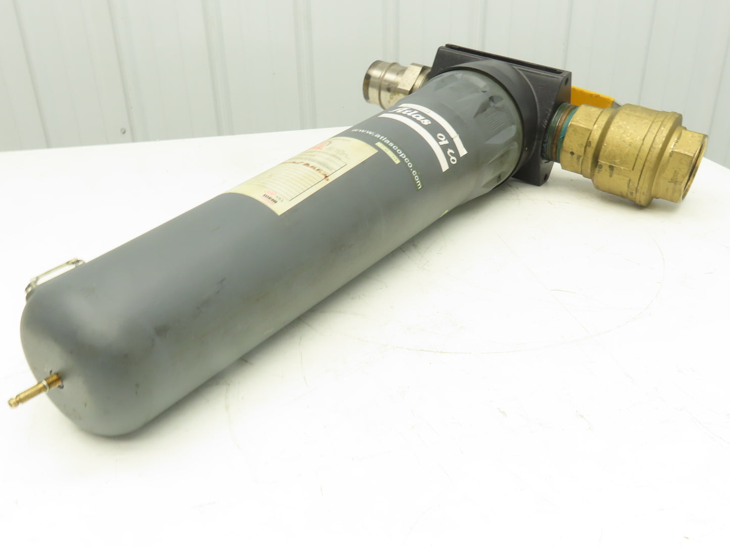 Atlas Copco DD550+ Compressed Air Filter 232psi with 3" Ball Valve 2901-2003-10