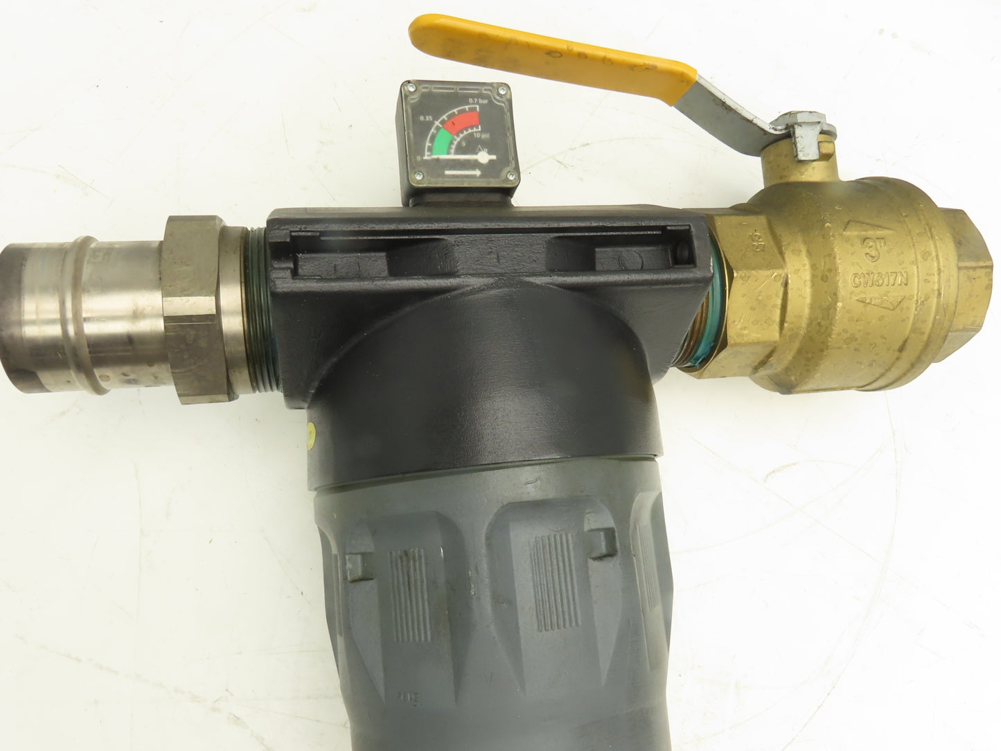 Atlas Copco DD550+ Compressed Air Filter 232psi with 3" Ball Valve 2901-2003-10