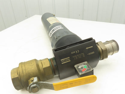 Atlas Copco DD550+ Compressed Air Filter 232psi with 3" Ball Valve 2901-2003-10