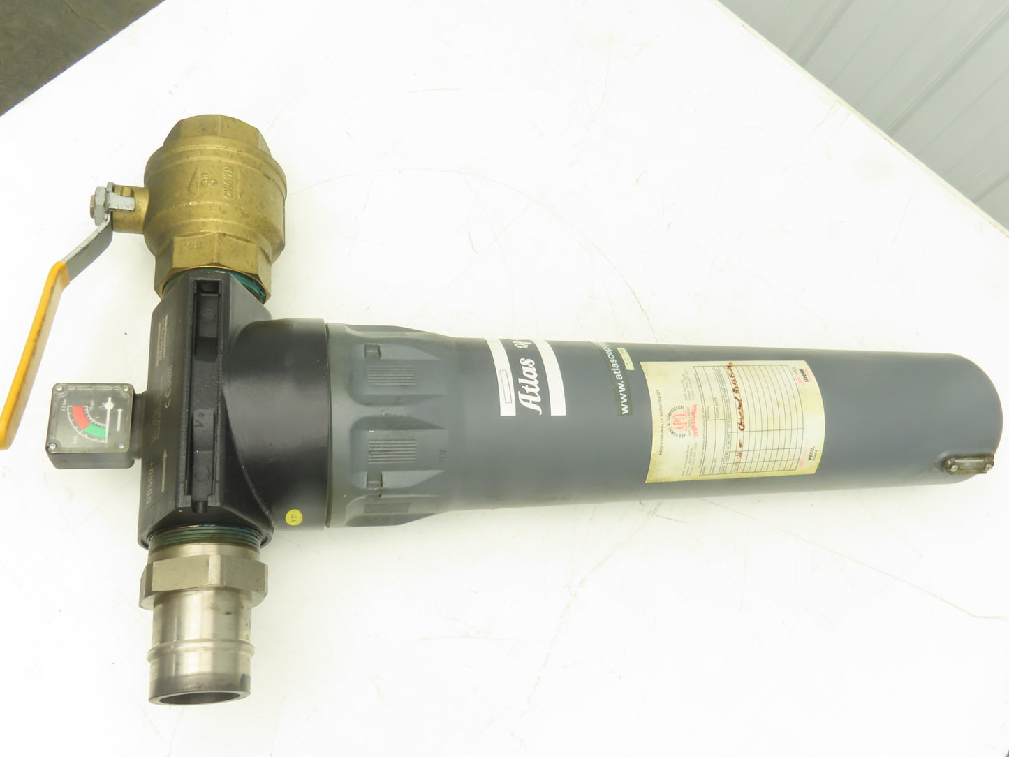 Atlas Copco DD550+ Compressed Air Filter 232psi with 3" Ball Valve 2901-2003-10