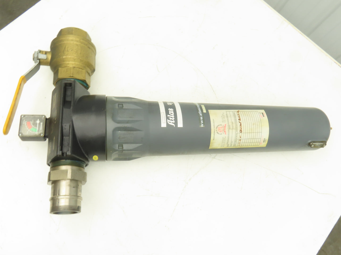 Atlas Copco DD550+ Compressed Air Filter 232psi with 3" Ball Valve 2901-2003-10