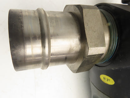 Atlas Copco DD550+ Compressed Air Filter 232psi with 3" Ball Valve 2901-2003-10