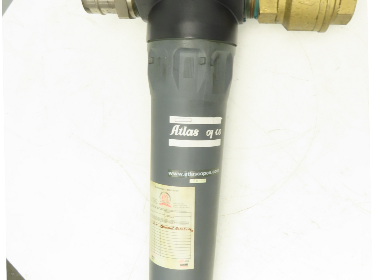 Atlas Copco DD550+ Compressed Air Filter 232psi with 3" Ball Valve 2901-2003-10