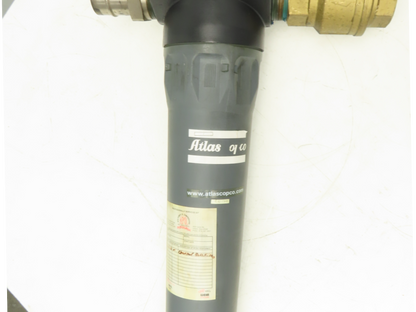 Atlas Copco DD550+ Compressed Air Filter 232psi with 3" Ball Valve 2901-2003-10