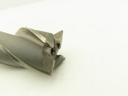 Harbin CT62 PLB648 Heavy Duty End Mill 2" Dia 4-Flute 11.75"L HS Steel