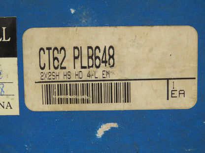 Harbin CT62 PLB648 Heavy Duty End Mill 2" Dia 4-Flute 11.75"L HS Steel