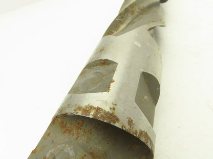 Harbin CT62 PLB648 Heavy Duty End Mill 2" Dia 4-Flute 11.75"L HS Steel