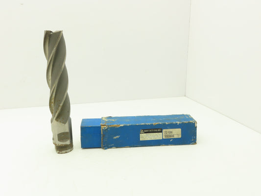 Harbin CT62 PLB648 Heavy Duty End Mill 2" Dia 4-Flute 11.75"L HS Steel