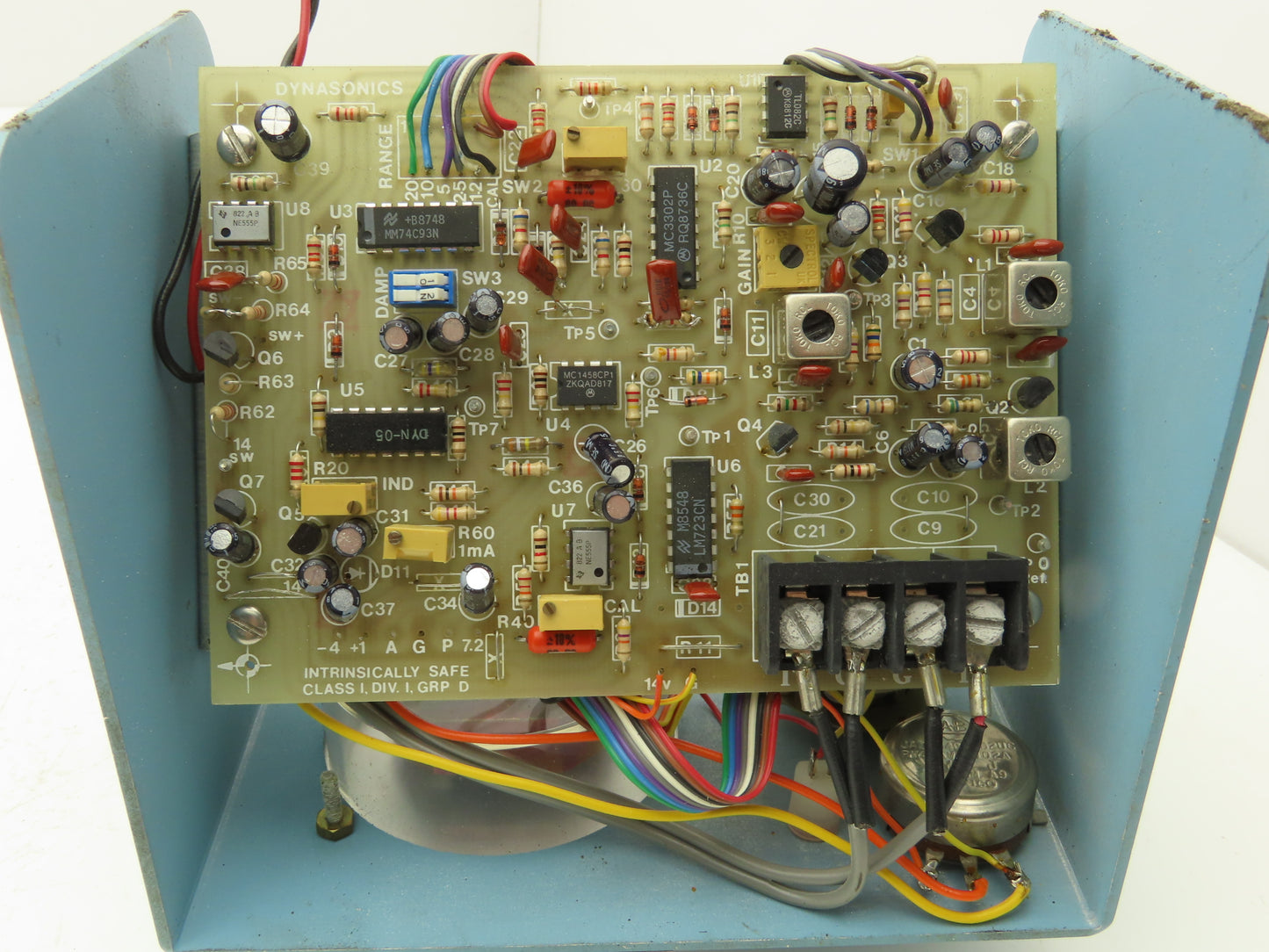 Omega Engineering FD603 Ultrasonic Flowmeter Multi Scale Vintage 12VDC