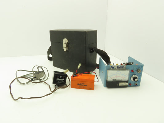 Omega Engineering FD603 Ultrasonic Flowmeter Multi Scale Vintage 12VDC