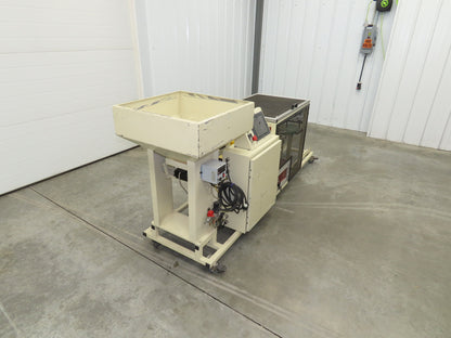 Keyence Production Inspection Camera Pass/Fail System Rejection Vibrator Feeder