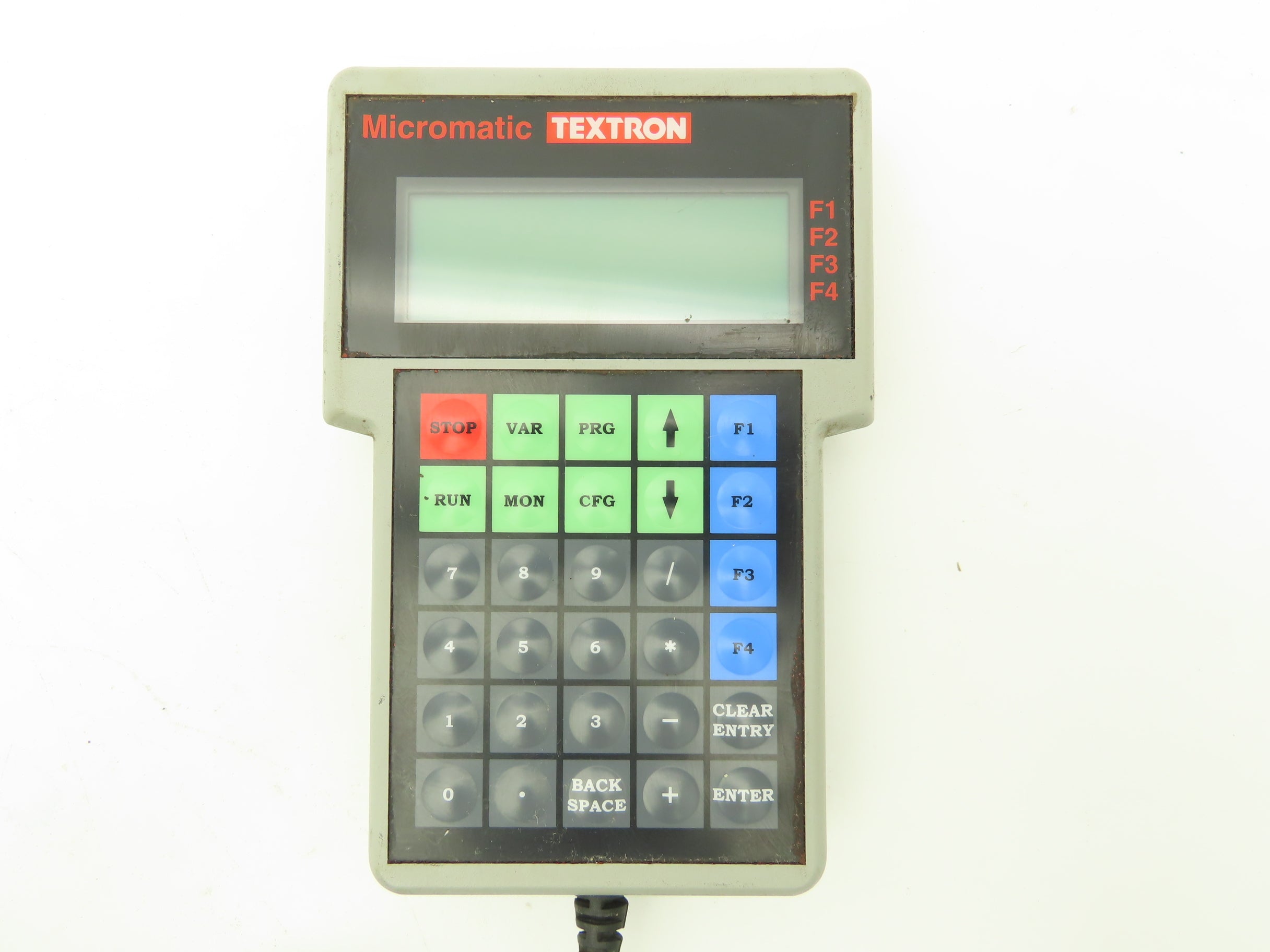 Micromatic Textron 262615 Robot Teach Pendant Keypad Handheld Controll ...