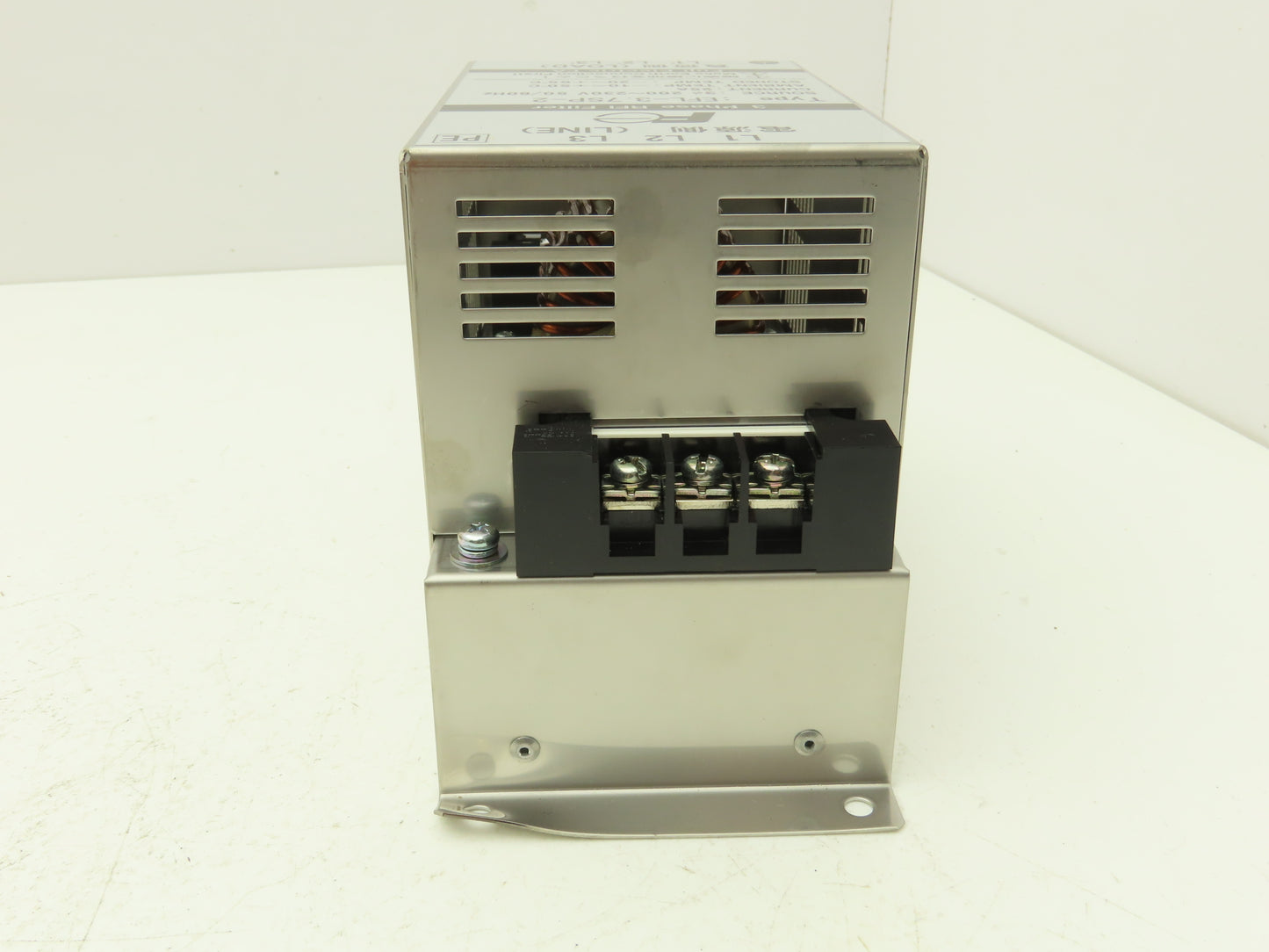Fuji Electric EFL-3.7SP-2 3Ph RFI Line Filter Input 200-230VAC 50/60Hz 25A
