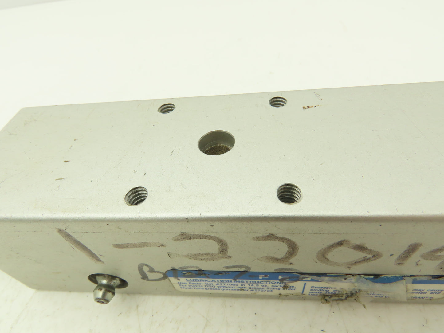 Festo DGO-1"-12"-PPV-AB Linear Actuator Travel Rod 1" x 12 Block 2"x 6"