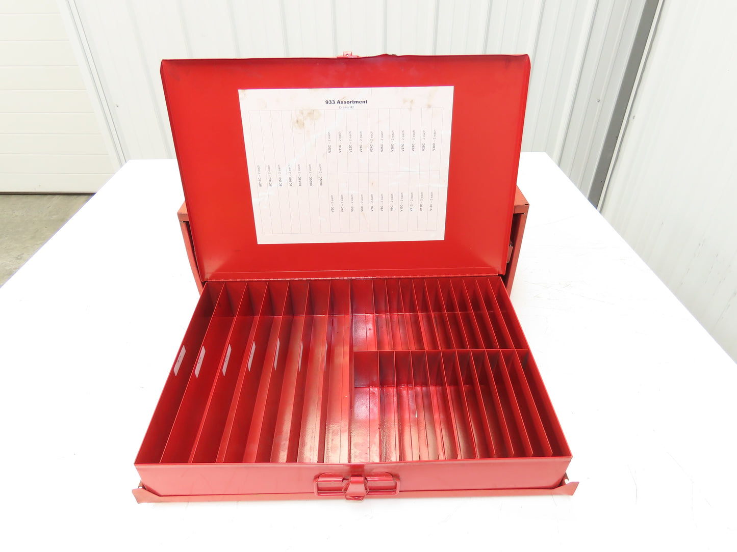 Gardner Spring Assorted Compression Spring Organizer 2 Drawer Tool Box Only