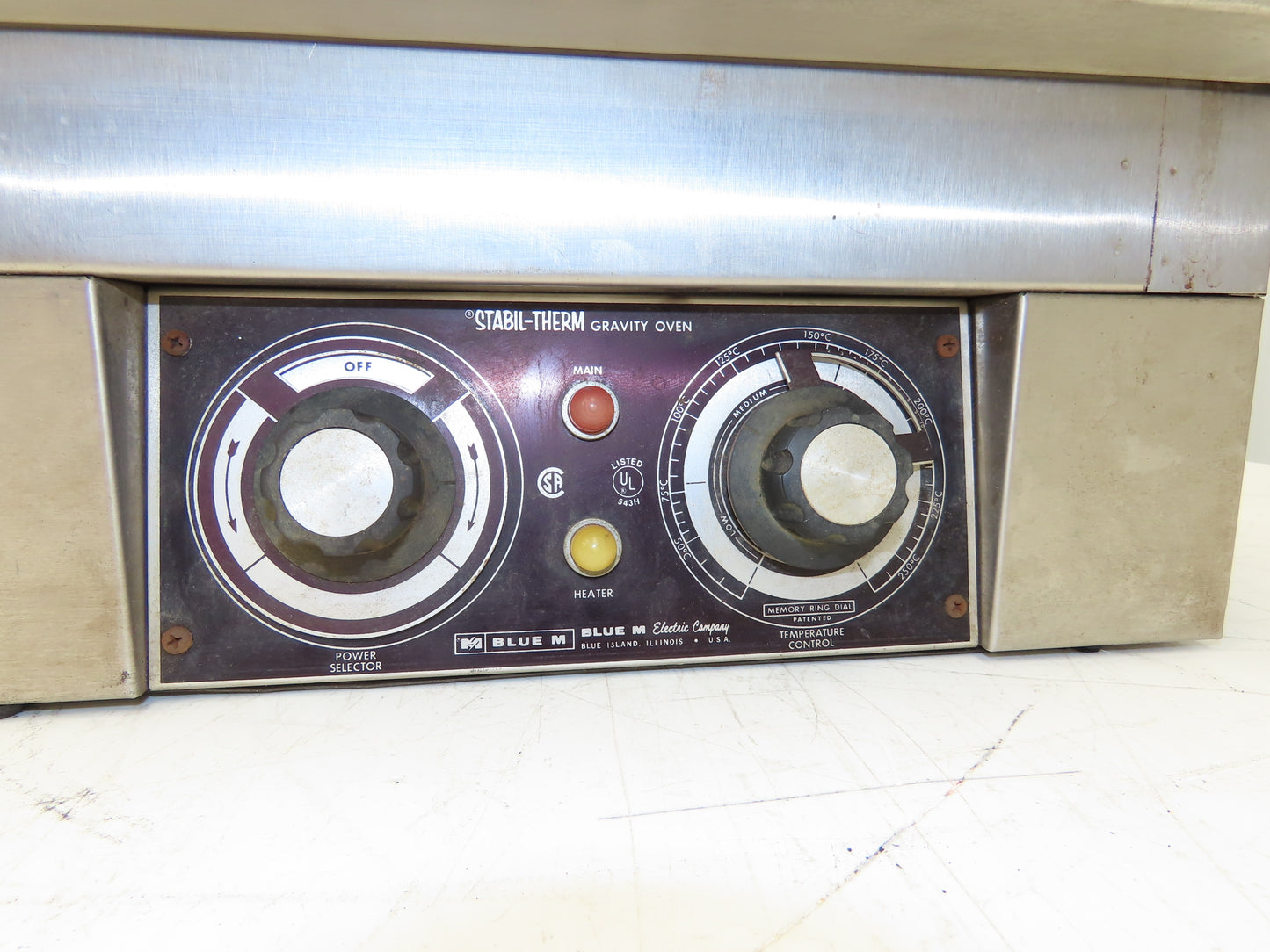 Blue M OV-12A Stainless Laboratory Gravity Oven 500°F 260°C 975W 120V