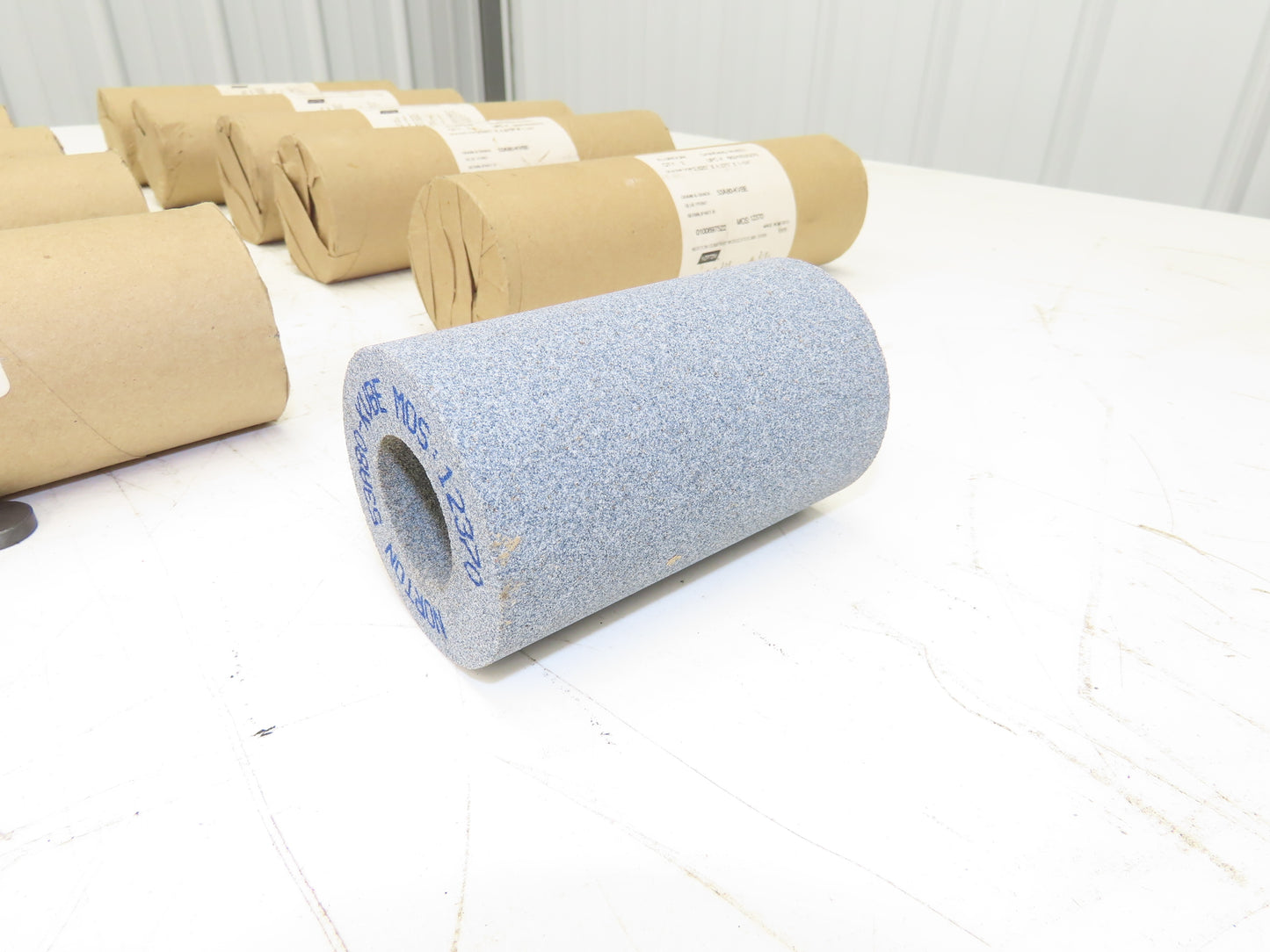 Norton 53A80-KVBE 80 Grit Grinding Wheel 2-5/8"OD x 4-3/8"W x 1-1/4"ID Lot of 10