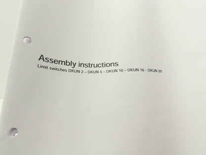Demag Crane 83728633 DK10 Hoist Cut-Out Spacer Sleeve 3 Spring Set