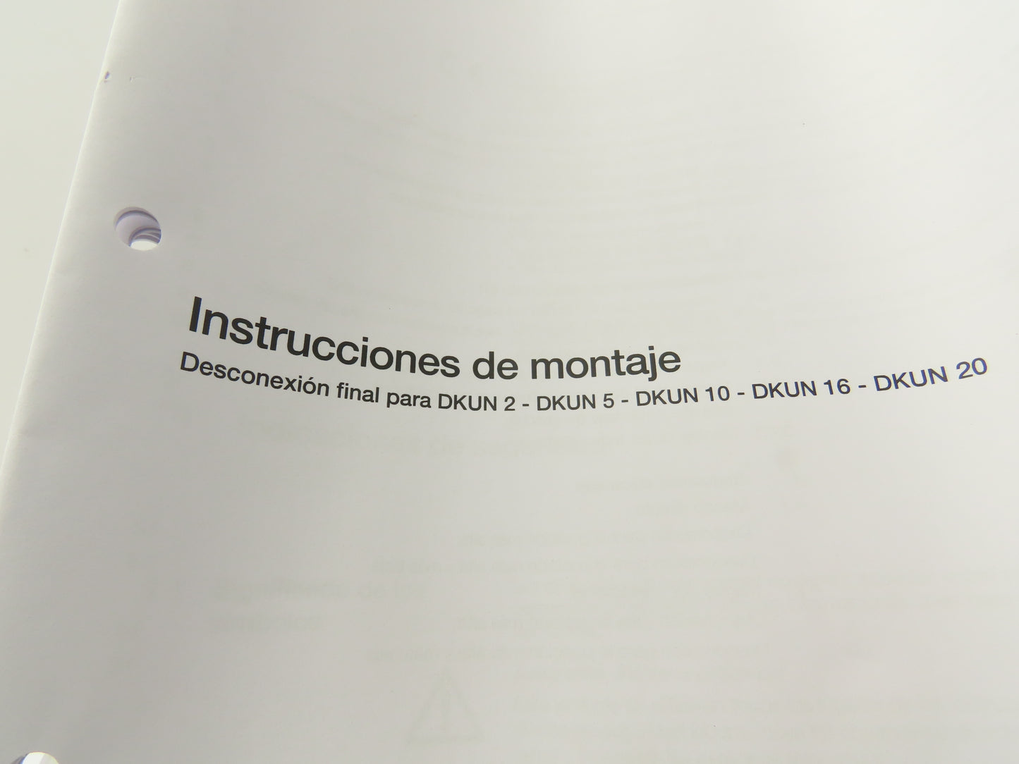 Demag Crane 83728633 DK10 Hoist Cut-Out Spacer Sleeve 3 Spring Set