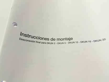 Demag Crane 83728633 DK10 Hoist Cut-Out Spacer Sleeve 3 Spring Set